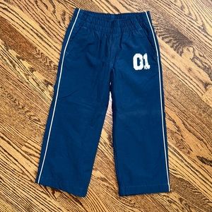 Boys Crazy 8 Lined Navy Blue Sport Pants Size 4